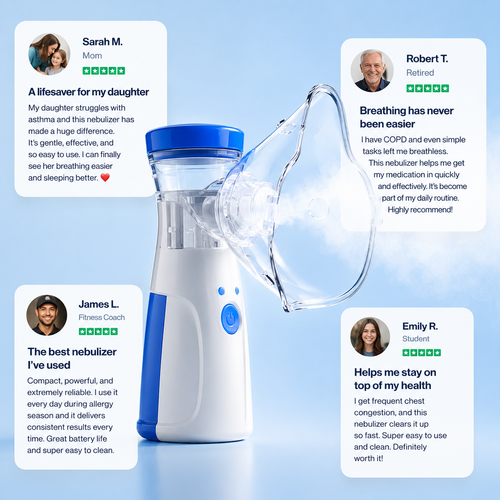EasyBreathe Pro™ Portable Nebulizer Kit (FREE SHIPPING)