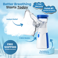 EasyBreathe Pro™ Portable Nebulizer Kit (FREE SHIPPING)